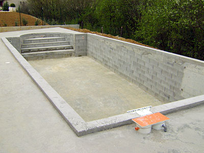 Création piscine béton à Montauban